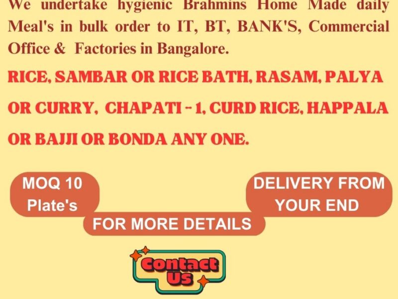 Home made hygiene food service